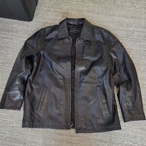 Jim & Marylou Black Leather Jacket – Made in Korea